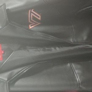 Virginia Tech Zip Up -Leather Look - Jacket